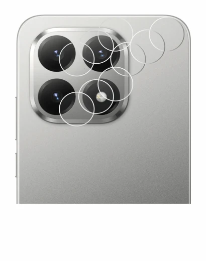 Abbildung des Geräts Xiaomi 15T (NUR Kameraschutz) mit einer Vielzahl des Displayschutzes.