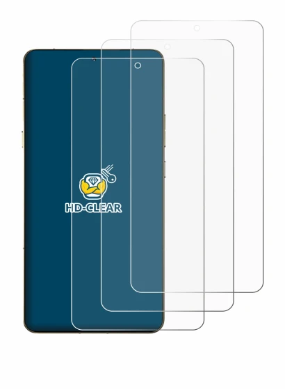 Abbildung des Geräts Motorola Signature mit einer Vielzahl des Displayschutzes.