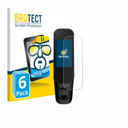 Vorderseite einer Produktverpackung mit dem Markenlogo BROTECT. Daneben ist das Gerät Xiaomi Electric Scooter 6 Max mit dem zu