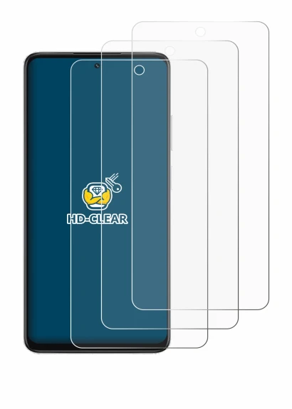 Abbildung des Geräts Oppo A5x 4G mit einer Vielzahl des Displayschutzes.