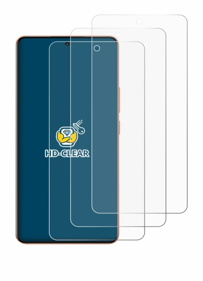 Abbildung des Geräts realme P4 Pro 5G mit einer Vielzahl des Displayschutzes.