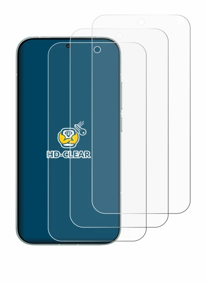 Abbildung des Geräts Xiaomi Redmi Turbo 5 5G mit einer Vielzahl des Displayschutzes.