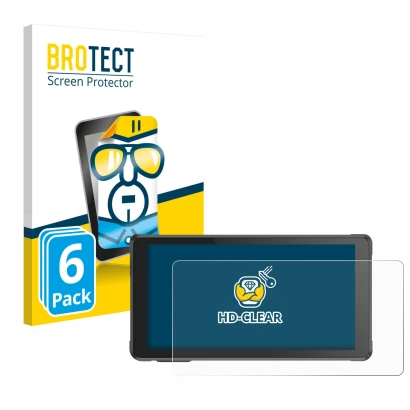 Vorderseite einer Produktverpackung mit dem Markenlogo BROTECT. Daneben ist das Gerät Interphone RideSync mit dem zugehörigen