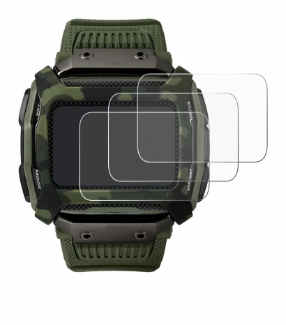 Abbildung des Geräts Timex Command Shock mit einer Vielzahl des Displayschutzes.