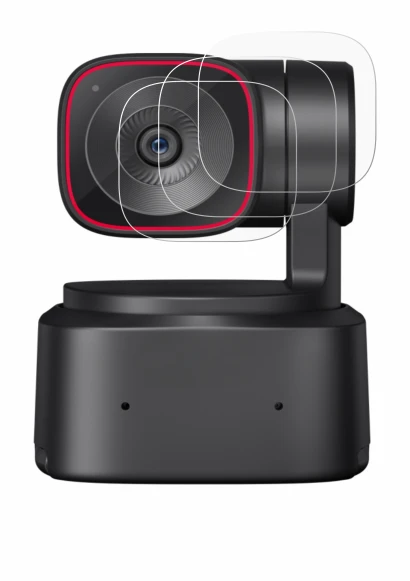 Abbildung des Geräts OBSBOT Tiny 2 Lite mit einer Vielzahl des Displayschutzes.