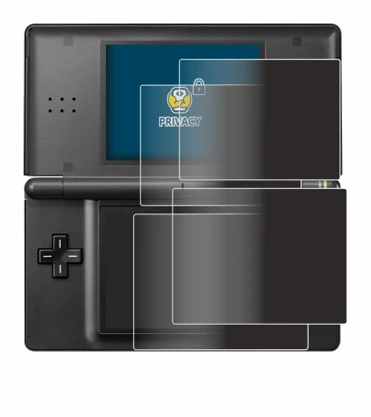 Abbildung des Geräts Nintendo DS LITE mit einer Vielzahl des Displayschutzes.