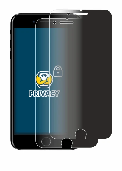 Abbildung des Geräts Apple iPhone 7 Plus mit einer Vielzahl des Displayschutzes.