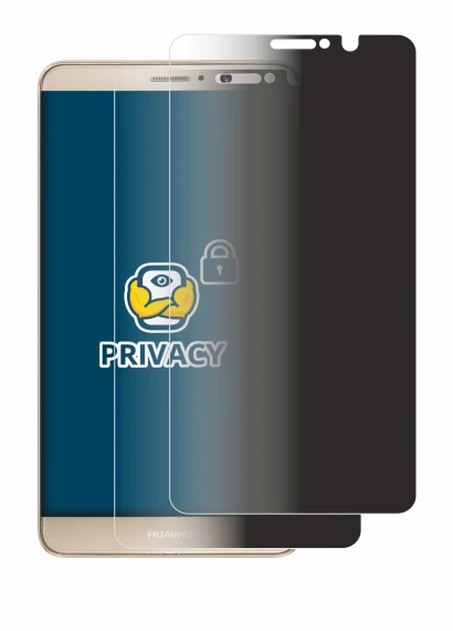 Abbildung des Geräts Huawei Mate 9 mit einer Vielzahl des Displayschutzes.