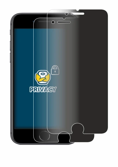 Abbildung des Geräts Apple iPhone 8 mit einer Vielzahl des Displayschutzes.