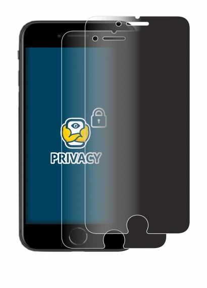 Abbildung des Geräts Apple iPhone SE 2 2020 mit einer Vielzahl des Displayschutzes.