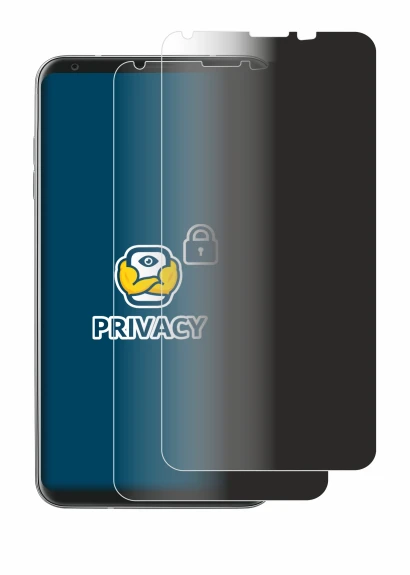 Abbildung des Geräts LG V30s mit einer Vielzahl des Displayschutzes.