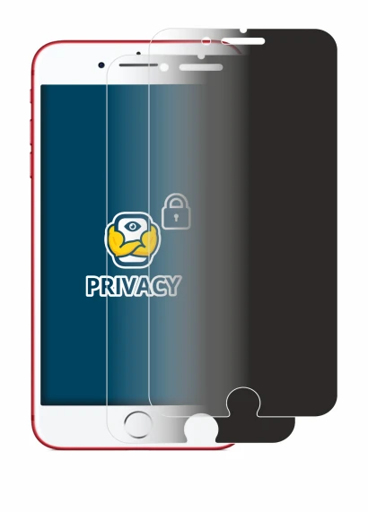 Abbildung des Geräts Apple iPhone 7 Plus Red mit einer Vielzahl des Displayschutzes.