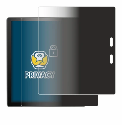 Abbildung des Geräts Amazon Kindle Oasis 2019 (10. Gen.) mit einer Vielzahl des Displayschutzes.