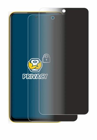 Abbildung des Geräts Xiaomi Poco M3 Pro 5G mit einer Vielzahl des Displayschutzes.