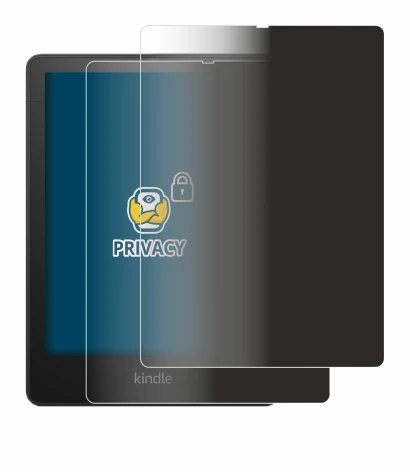 Abbildung des Geräts Amazon Kindle Paperwhite 2021 Signature Edition mit einer Vielzahl des Displayschutzes.