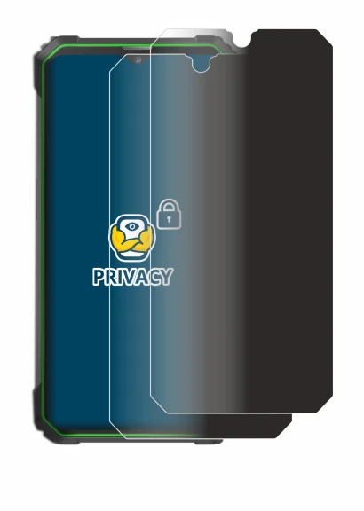 Abbildung des Geräts Blackview BL8800 PRO 5G mit einer Vielzahl des Displayschutzes.