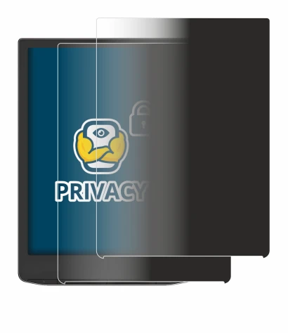 Abbildung des Geräts PocketBook InkPad 4 mit einer Vielzahl des Displayschutzes.