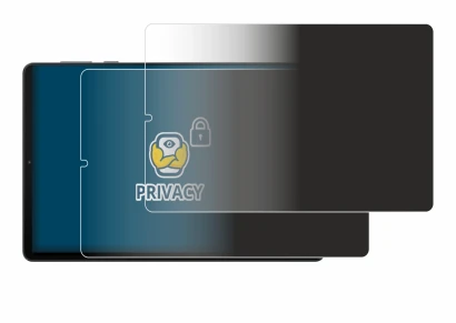 Abbildung des Geräts Lenovo Legion Y700 (2023) mit einer Vielzahl des Displayschutzes.