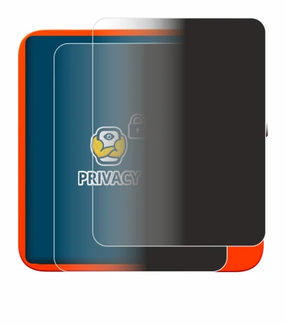 Abbildung des Geräts rabbit r1 mit einer Vielzahl des Displayschutzes.