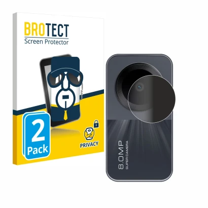 Vorderseite einer Produktverpackung mit dem Markenlogo BROTECT. Daneben ist das Gerät Xiaomi Redmi Pad SE (NUR Kamera) mit dem