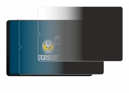 Abbildung des Geräts Lenovo Legion Y700 (2024) mit einer Vielzahl des Displayschutzes.