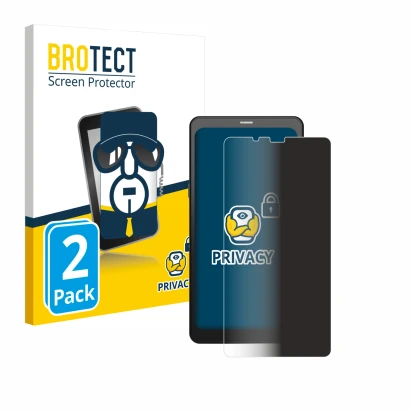 Vorderseite einer Produktverpackung mit dem Markenlogo BROTECT. Daneben ist das Gerät Boox Palma 2 mit dem zugehörigen Display