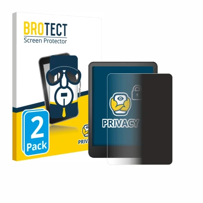 Vorderseite einer Produktverpackung mit dem Markenlogo BROTECT. Daneben ist das Gerät Amazon Kindle Colorsoft Signature Editio