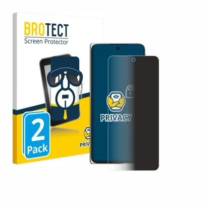 Vorderseite einer Produktverpackung mit dem Markenlogo BROTECT. Daneben ist das Gerät Oppo Find N5 mit dem zugehörigen Display