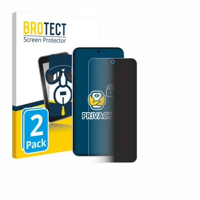 Vorderseite einer Produktverpackung mit dem Markenlogo BROTECT. Daneben ist das Gerät Oppo Find X8s mit dem zugehörigen Displa