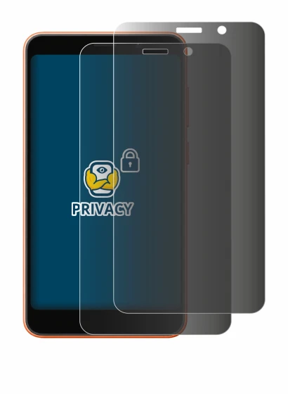 Abbildung des Geräts Ulefone Note 22 mit einer Vielzahl des Displayschutzes.