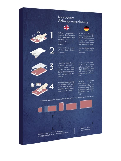 Rückseite einer Produktverpackung mit dem Markenlogo Savvies