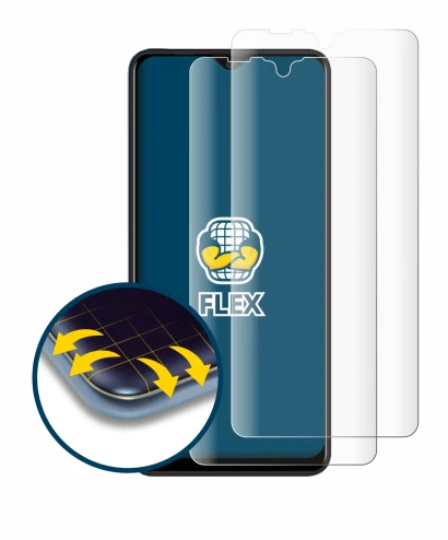 Abbildung des Geräts Blackview A80 Pro mit einer Vielzahl des Displayschutzes.