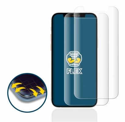 Abbildung des Geräts Apple iPhone 12 mini mit einer Vielzahl des Displayschutzes.