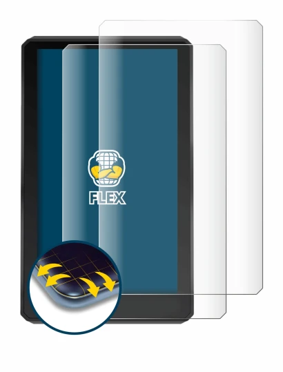 Abbildung des Geräts Garmin zumo XT mit einer Vielzahl des Displayschutzes.