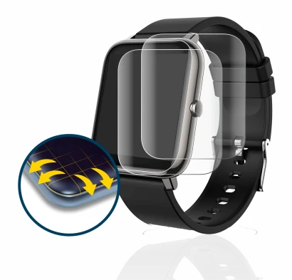 Abbildung des Geräts Popglory P22 mit einer Vielzahl des Displayschutzes.