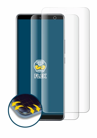 Abbildung des Geräts Xiaomi 12 Pro mit einer Vielzahl des Displayschutzes.