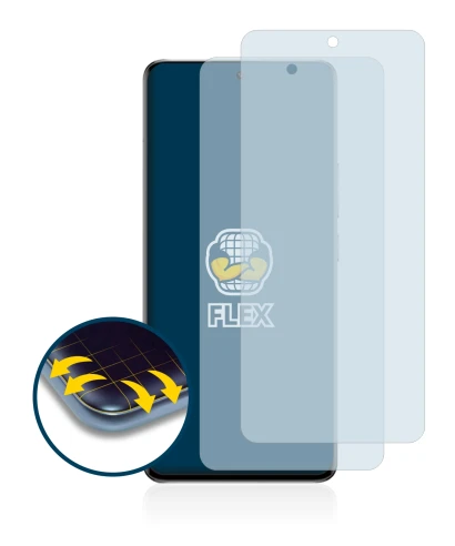 Abbildung des Geräts Xiaomi 13 Pro mit einer Vielzahl des Displayschutzes.