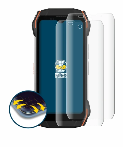 Abbildung des Geräts Blackview N6000 mit einer Vielzahl des Displayschutzes.