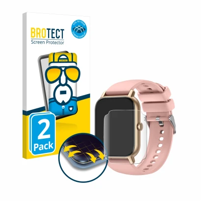 Vorderseite einer Produktverpackung mit dem Markenlogo BROTECT. Daneben ist das Gerät Nerunsa P66 1.85" mit dem zugehörigen Di