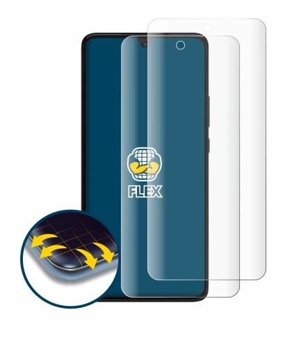 Abbildung des Geräts Motorola Moto G84 mit einer Vielzahl des Displayschutzes.