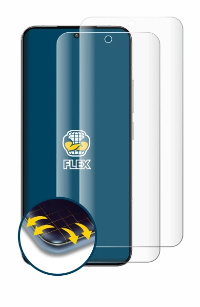 Abbildung des Geräts Xiaomi 14 mit einer Vielzahl des Displayschutzes.