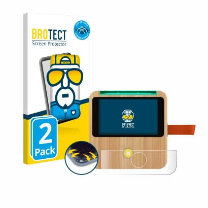 Vorderseite einer Produktverpackung mit dem Markenlogo BROTECT. Daneben ist das Gerät tigerbox Touch Plus mit dem zugehörigen