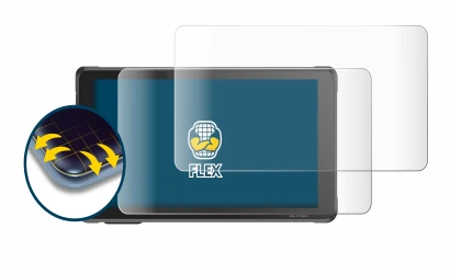 Abbildung des Geräts Interphone RideSync Sync55 mit einer Vielzahl des Displayschutzes.