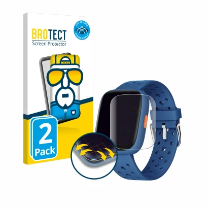 Vorderseite einer Produktverpackung mit dem Markenlogo BROTECT. Daneben ist das Gerät Biggerfive BW02 mit dem zugehörigen Disp