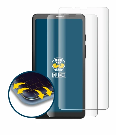 Abbildung des Geräts Boox Palma 2 mit einer Vielzahl des Displayschutzes.