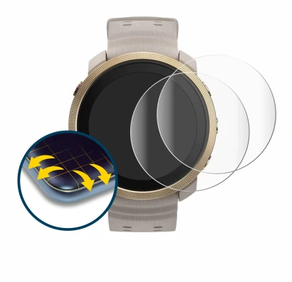 Abbildung des Geräts Polar Vantage M3 mit einer Vielzahl des Displayschutzes.