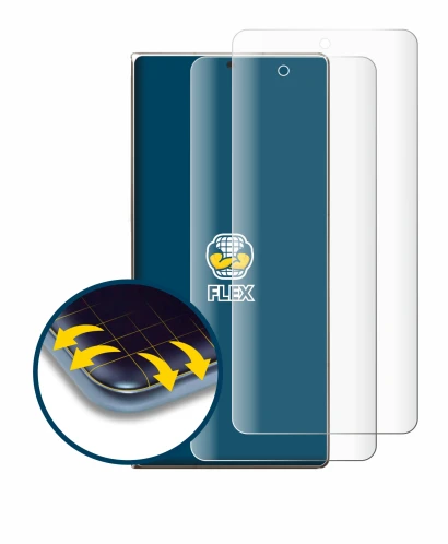 Abbildung des Geräts Huawei Mate X6 mit einer Vielzahl des Displayschutzes.