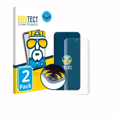 Vorderseite einer Produktverpackung mit dem Markenlogo BROTECT. Daneben ist das Gerät Huawei Pura 80 Ultra mit dem zugehörigen