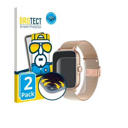 Vorderseite einer Produktverpackung mit dem Markenlogo BROTECT. Daneben ist das Gerät Pireware Elegance 4 mit dem zugehörigen