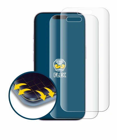 Abbildung des Geräts Apple iPhone 17 mit einer Vielzahl des Displayschutzes.